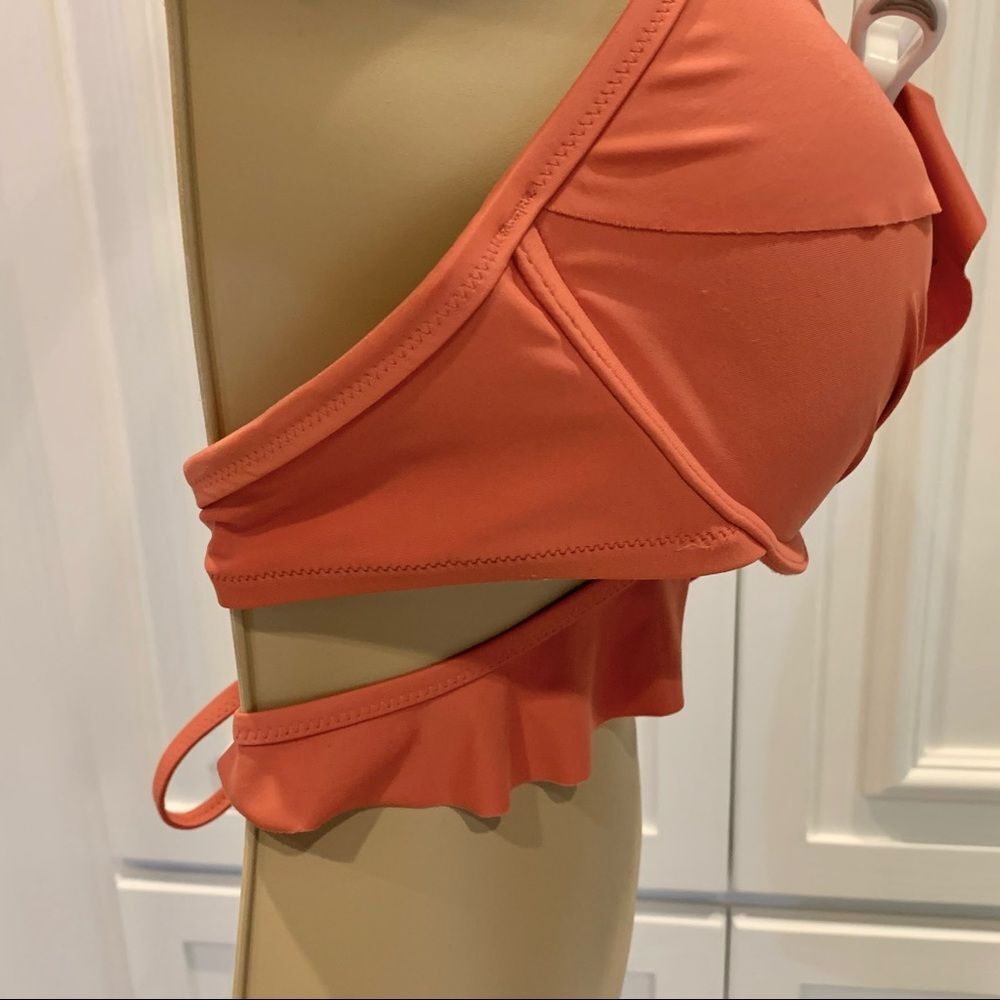 Aerie Peach Crisscross Push-up Bikini Top 38C - Picture 5 of 11